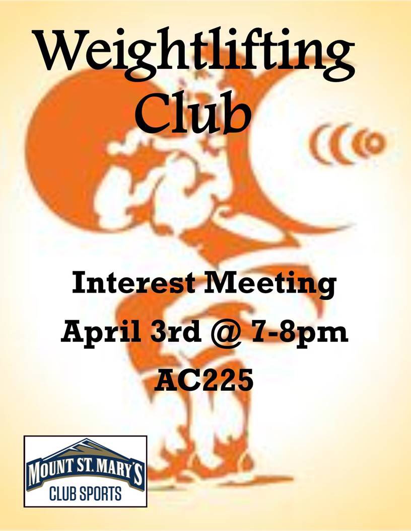 MSMUClubSports's tweet photo. Club sports has added a new club... Weightlifting Club!! The Weightlifting Club will be having an interesting meeting tomorrow night, April 3rd in AC 225 at 7PM. Everyone is welcome , with experience or without!🏋🏼‍♂️🏋🏽‍♀️ https://t.co/jPJk7HIyX4