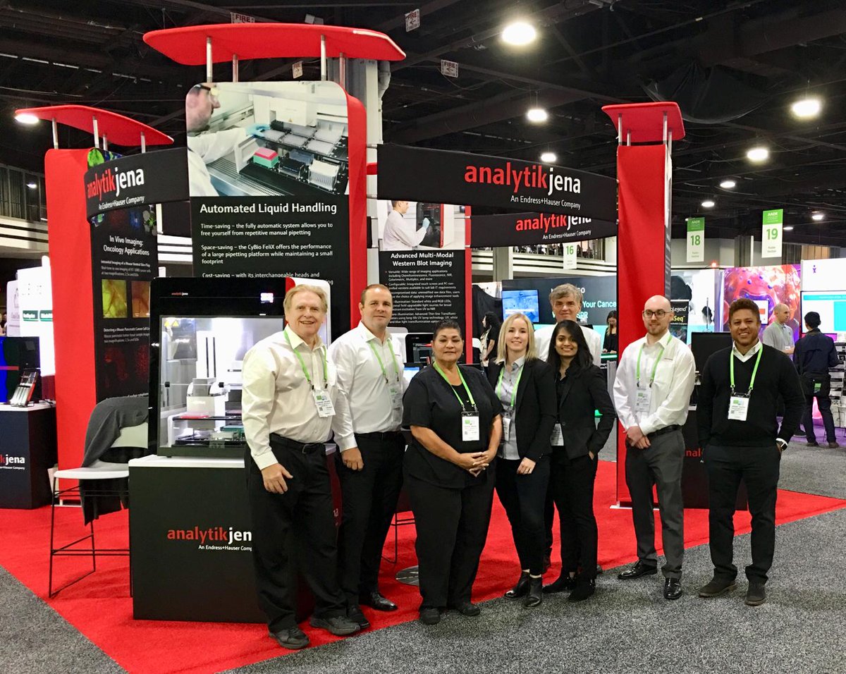 AnalytikJena_US's tweet photo. Drop by booth 4128 at @AACR 2019 Atlanta and talk to the team about your applications and our solutions for #INVIVO Imaging, #Westernblot #Imaging #geldoc #liquidhandling #DNA #RNA #Bioimaging https://t.co/F2Hrl6QZvM