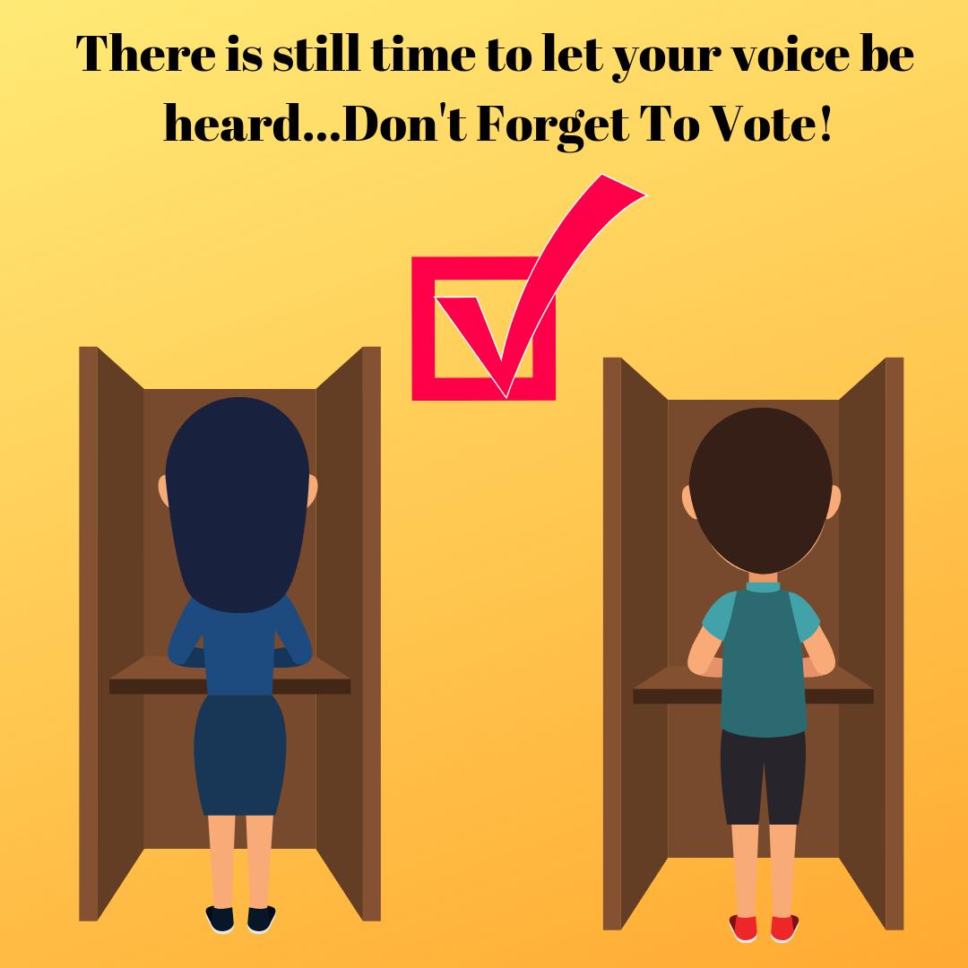 KnightsR7's tweet photo. Let your voice be heard!  The polls are open for several more hours. Don't forget to vote! #KnightsR7 https://t.co/Ko3BYIEIJt