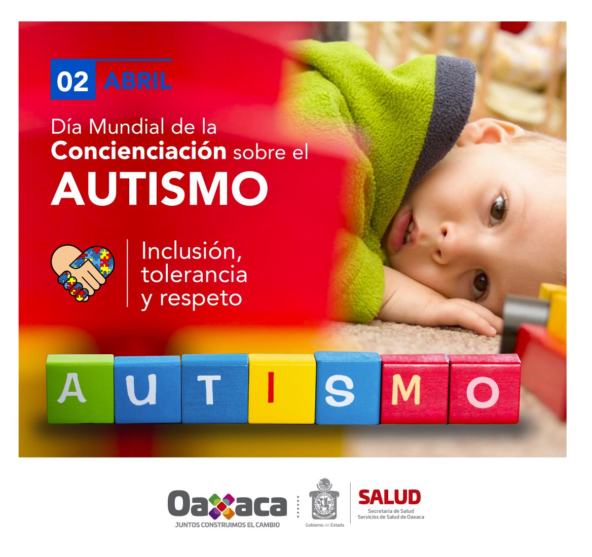 Amairani_MV's tweet photo. En los @SSO_GobOax apostamos por la inclusión, para que todas y todos, sin distinción lleven una vida plena y gratificante como parte integrante de la sociedad, contribuyamos a mejorar la vida de niños y adultos que sufren esta condición, trabajemos por una sociedad más inclusiva https://t.co/sdFAaM7T4p