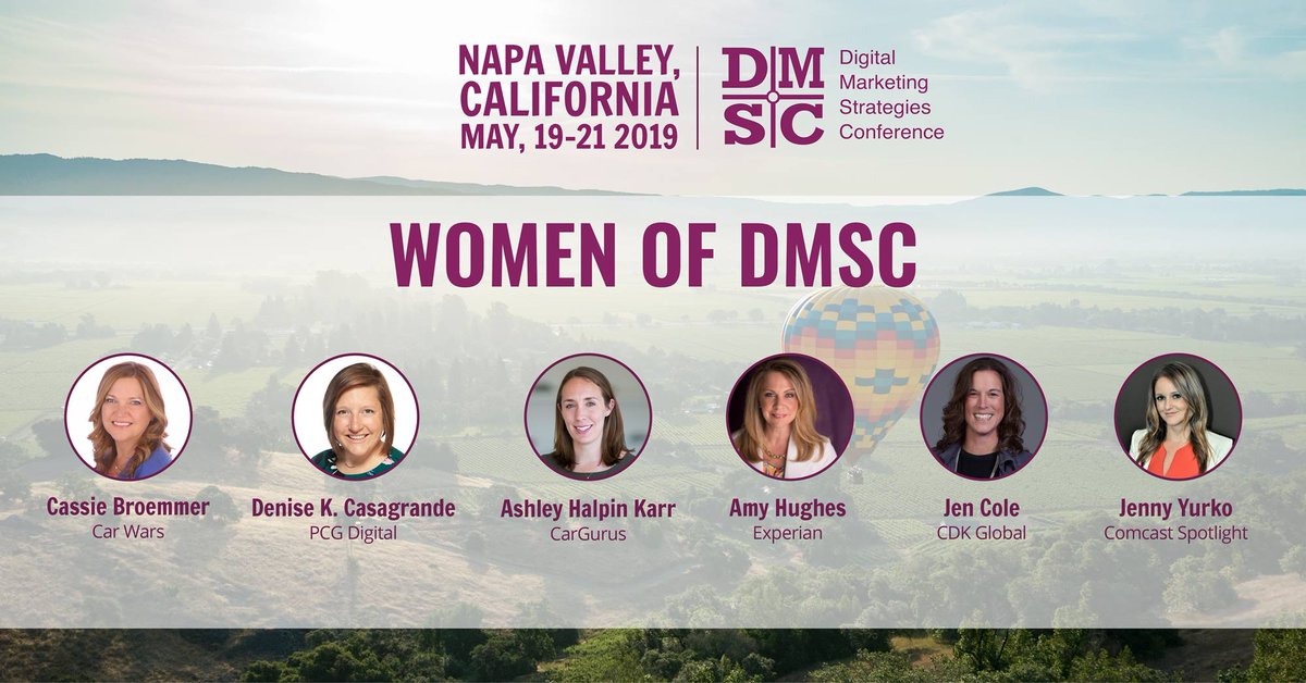 Such a great lineup of women leaders in the automotive industry! Proud to be one of them.

Join us in Napa this May, there's a few spots left! Get your tickets here: bit.ly/2oPVVDM