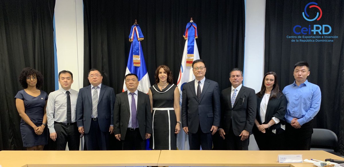 prodominicana's tweet photo. Bonluck, dedicada a la manufactura vehículos de pasajeros urbanos, nos visita en ocasión a su interés de conocer las oportunidades de comercio e inversión en la RD. #CeiRD #InvierteRD https://t.co/X9dEVIYFQO