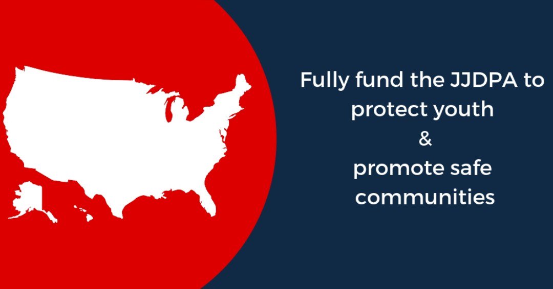 4juvjustice's tweet photo. The #JJDPA supports #youthjustice programs that protect youth and build safer communities. Take 2 min to support youth by urging your Senators to fully fund the JJDA: https://t.co/sYSbkKVPcs! #JustInvest https://t.co/FbgyKh8iIY
