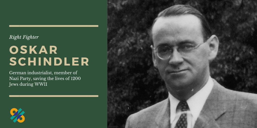 TLR_League's tweet photo. Oskar Schindler was not an angel at first. Yet he risked it all to rescue more than 1,000 Jews from deportation to Auschwitz during World War II. "I felt that the Jews were being destroyed. I had to help them; there was no choice." https://t.co/pA5PigpG5c