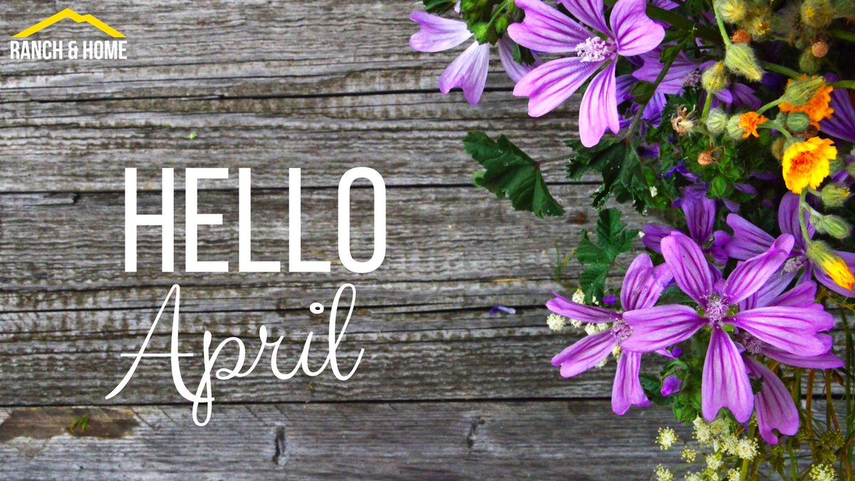 April is here🤩 We are getting closer to the beautiful summer weather!🌞💐 #RanchandHome #April