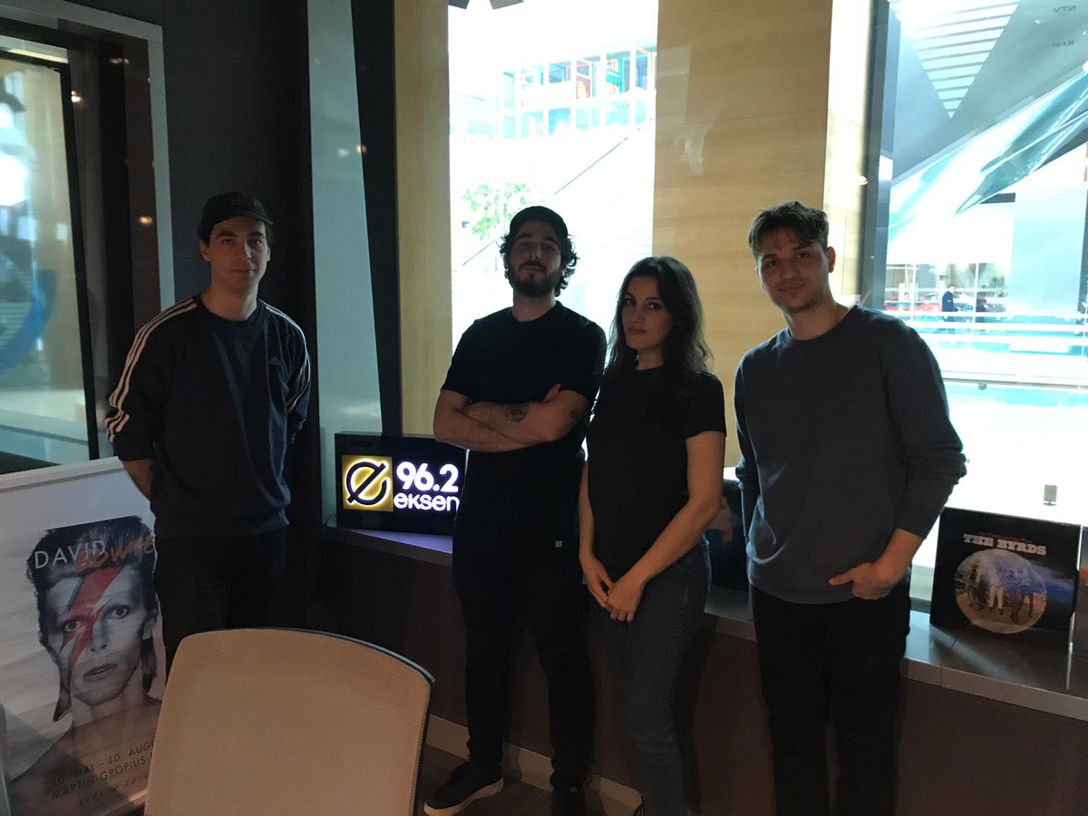 HackTheFool's tweet photo. Bugün @radioeksen ’de @gulsahtrgt ’un konuğuyduk, çok keyifli bir sohbet oldu. 5 Nisan Cuma günü @audiobanmusic ve @radioeksen işbirliğinde düzenlenen etkinlik için @modasahnesi nde görüşmek üzere! w/ @alyorkmusic https://t.co/w7iwMbD7Fj