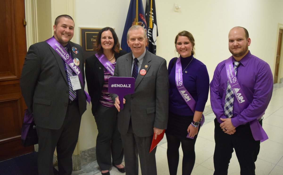 RepWalberg's tweet photo. Alzheimer’s hits close to home for so many Michigan families, and I'm grateful for @AlzMGLC and all the work you do. I share your commitment to advance research and fight this disease. #EndAlz https://t.co/BTwXUtNTok