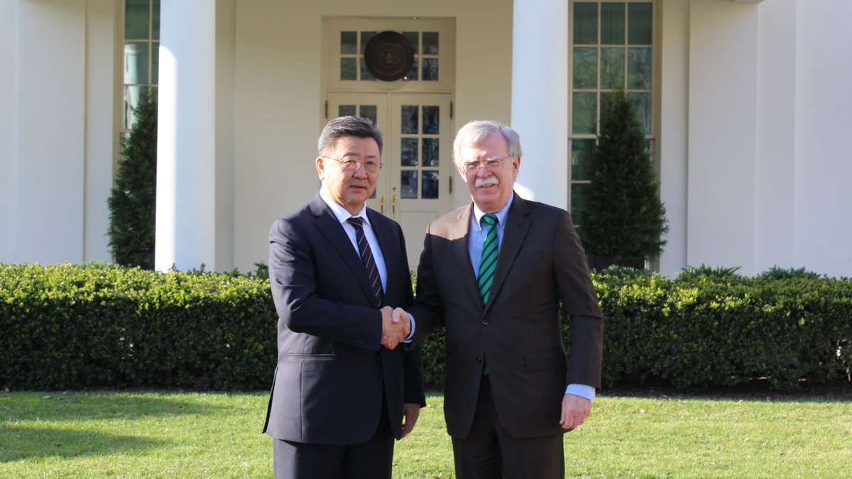 Had a thoughtful discussion with Minister of Defense Nyamaa Enkhhbold of Mongolia today. Mongolian Armed Forces have been fighting alongside U.S. troops for many years. We look forward to expanding our ties with this free and independent country of the Indo-Pacific region.
