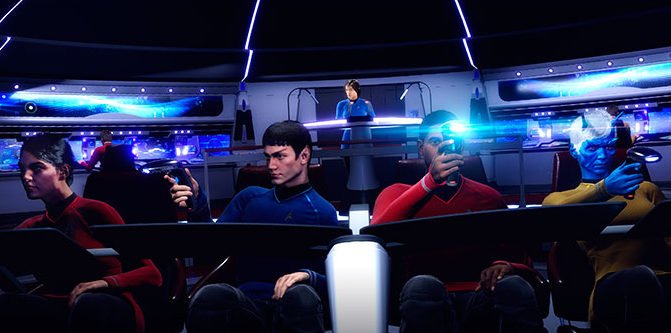 bjeaglefeather's tweet photo. VR Scout Location-Based Star Trek VR Experience Now Available At Dave & Busters: Save the U.S.S. Enterprise in this intense LB VR game with multiple endings. The U.S.S. Enterprise is in… https://t.co/VHLoHKYS92 #News #DaveBusters #StarTrekDarkRemnant #StrangeReptile Via @VRScout https://t.co/kV9U0qHxyY