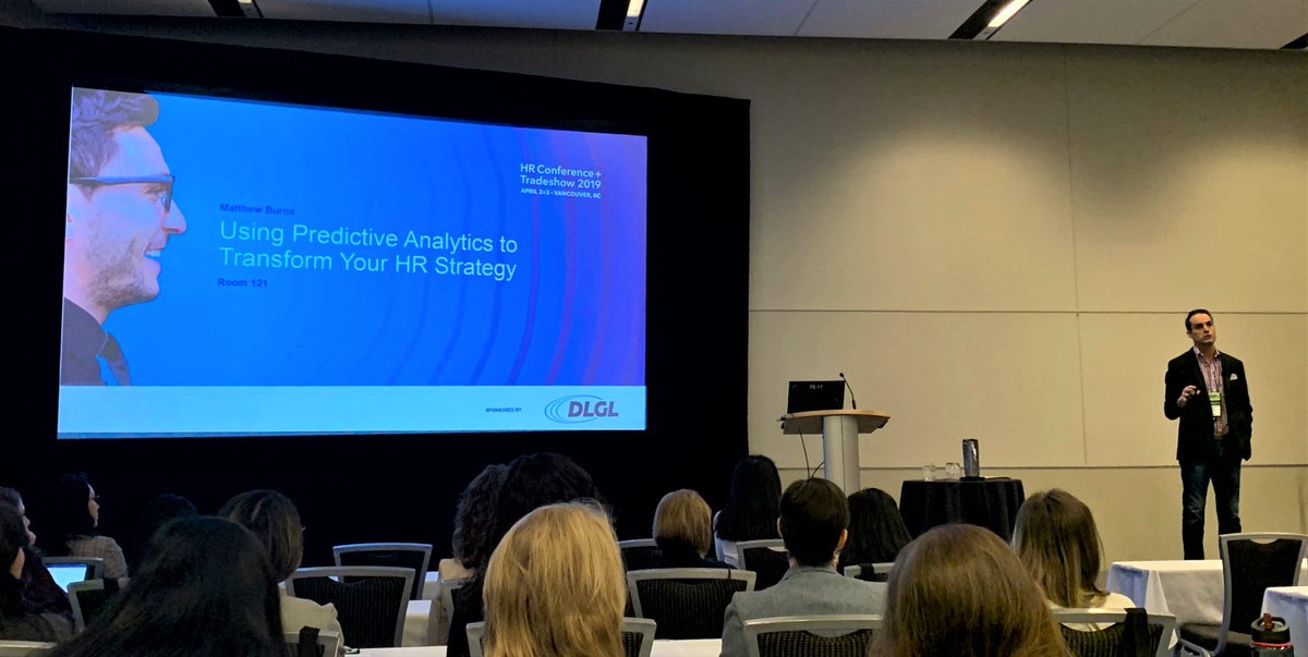 Learning to use #PredictiveAnalytics in #HR! @CdnHRConsultant says to "Start with the numbers. Then you can tell a story that your organization will believe - and fund!” #HRCONF2019 #HumanResources #strategy #HRsuperhero #HRtech <a href="/cphrbc/">CPHR BC & Yukon</a> #7simplemachines