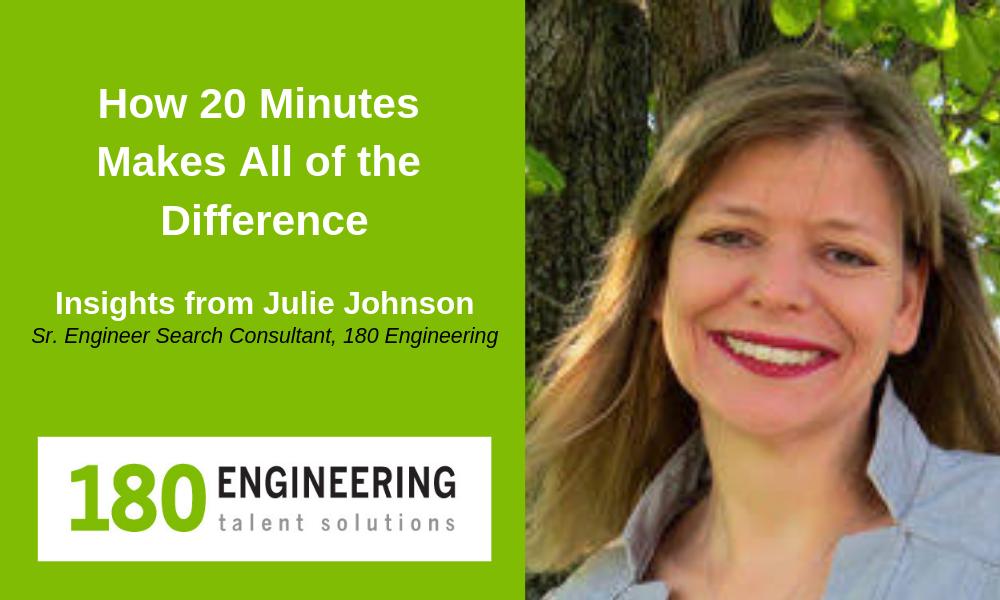 180_Electrical's tweet photo. Find out why 20 minutes makes all of the difference. https://t.co/kqLrxLqDCP #180engineering #recruitingtips #recruiting #talentacquisition https://t.co/8UjrVjbfwx