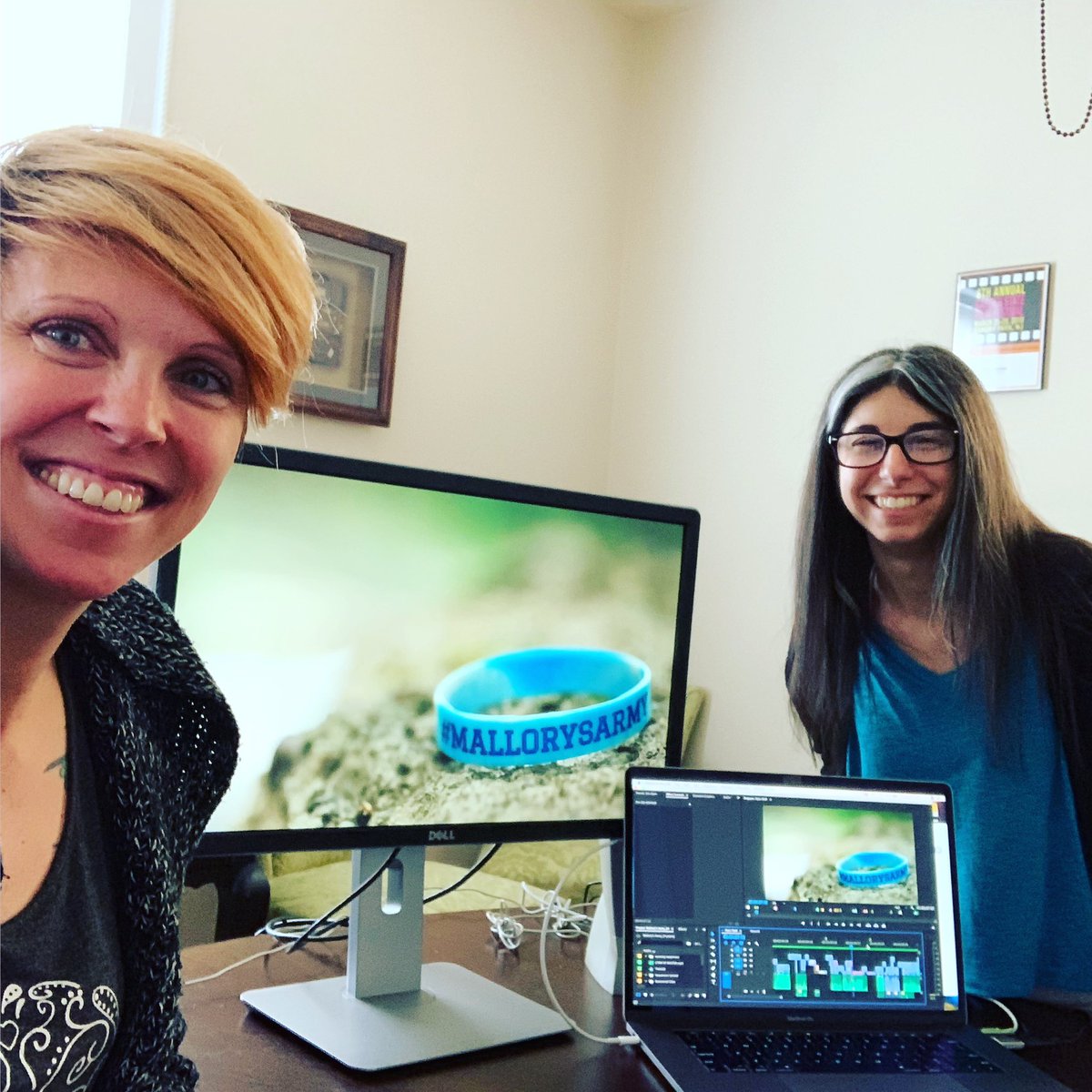 Finishing up with some last adjustments to the #film today.  It’s about 90 minutes in length!  I think #Mallory would be proud! @genbrandhuman @jabfilmsnj @mallorys_army @malrose101 #documentary #itsabraceletkindoflife #payitforward #blueoutbullying #bekind #kindness #rockawaynj