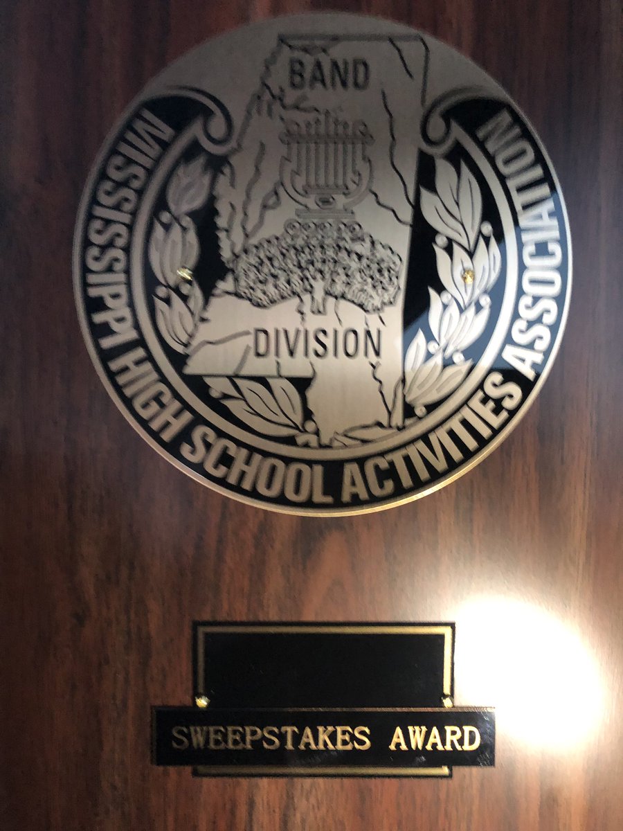 SenatobiaBands's tweet photo. Your Senatobia High School Band received all superior ratings in Concert and Sight-Reading to once again earn the Sweepstakes Award!
#DUP #EndlessEffortEveryday #Tobiepride https://t.co/D25FWRhkxq