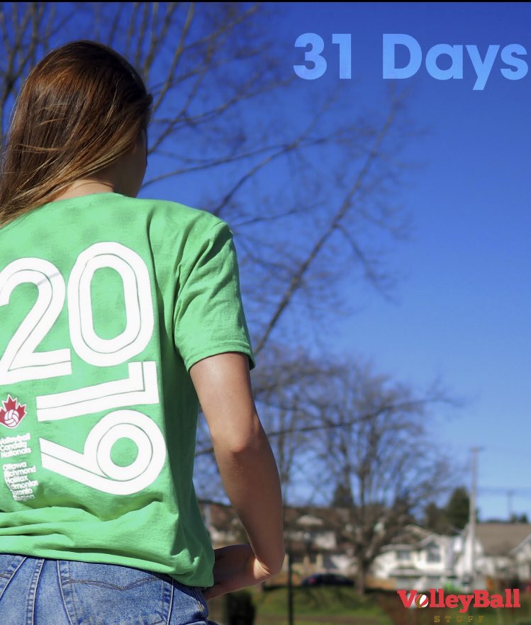VballStuff's tweet photo. 1 Month! Nationals season begins in 31 days with U14 and U15 in Ottawa. Who’s ready?! #WeAre 🙋‍♀️🙋‍♂️
.
.
.
#Canada #Nationals #VolleyballCanada #VCnationals #Volleyball #VCnats2019 #countdown @VBallCanada https://t.co/txeKZykIXO