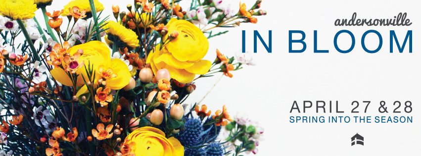 Andersonville in Bloom returns Saturday, April 27 and Sunday, April 28. The weather will be warm and the district will be full of new spring merchandise. Look for pop-up flower shops, workshops, and more. bit.ly/2I7j1y7