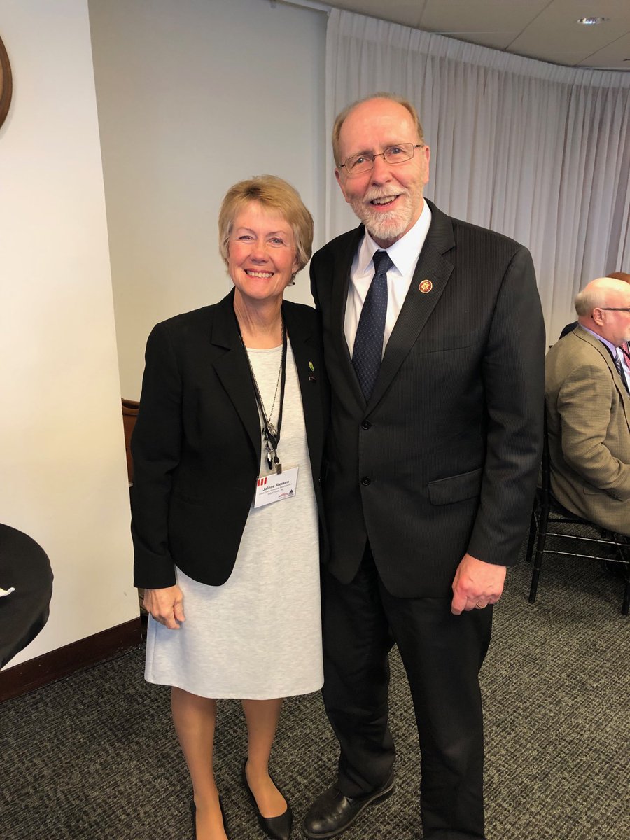 Thanks Congressman Lousback for your support of ethanol and agriculture. #ACE19DC