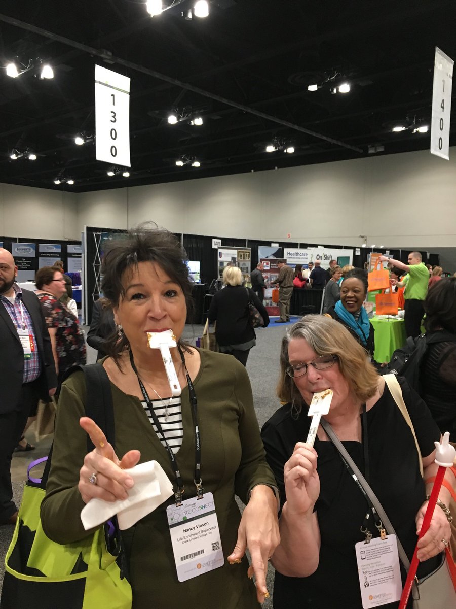 erinvan25's tweet photo. First day at Leading Age Illinois!  So much fun at MCL teaching kitchen!  Come join us tomorrow, guaranteed to be a good time!  #MCLallin https://t.co/z1uZKooxDN