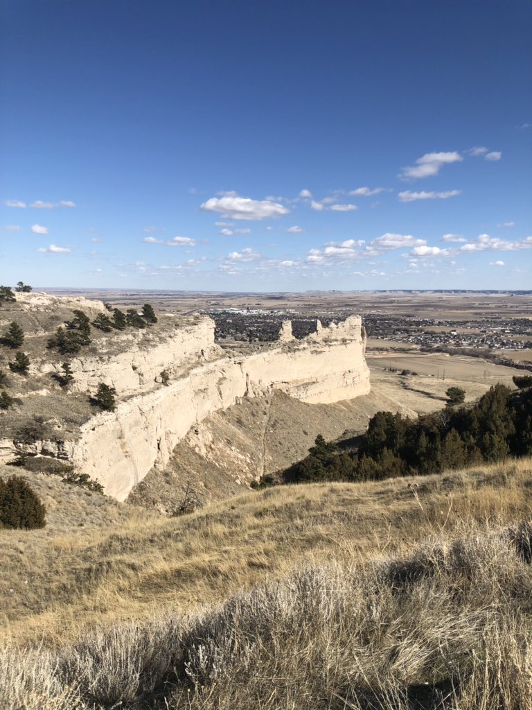 MJDibbernAg's tweet photo. Another great @LeadNebraska seminar study of the Nebraska Panhandle area. Very unique place. Be sure to take some time and see it for yourself! #nelead #LEAD38 https://t.co/0Z6Q8YIQX3