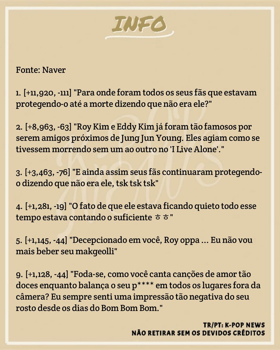kpopnews2_'s tweet photo. #KNETIZEN • Comentários dos internautas coreanos sobre #RoyKim.
#woo https://t.co/bGlhmVaSr8
