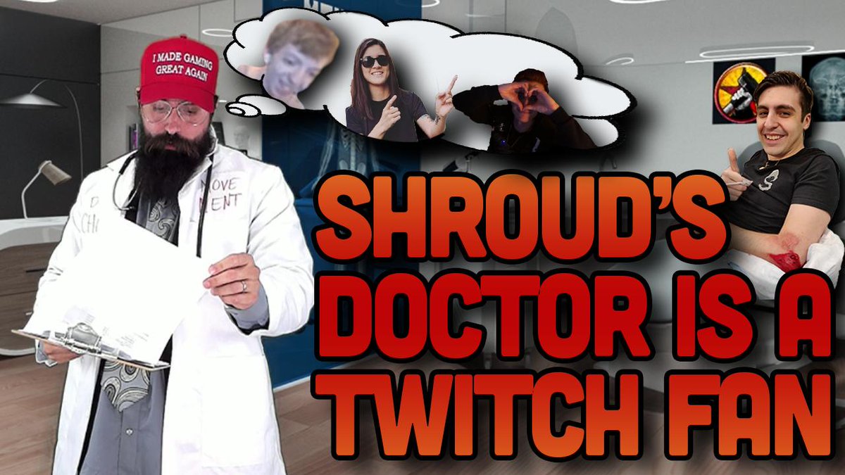 🚨 New video is up 🚨 Shroud's doctor recognizes him &amp; Slowmo April fools Apex! 🚨 LINK --> youtu.be/l2EO5Pavc04 🚨