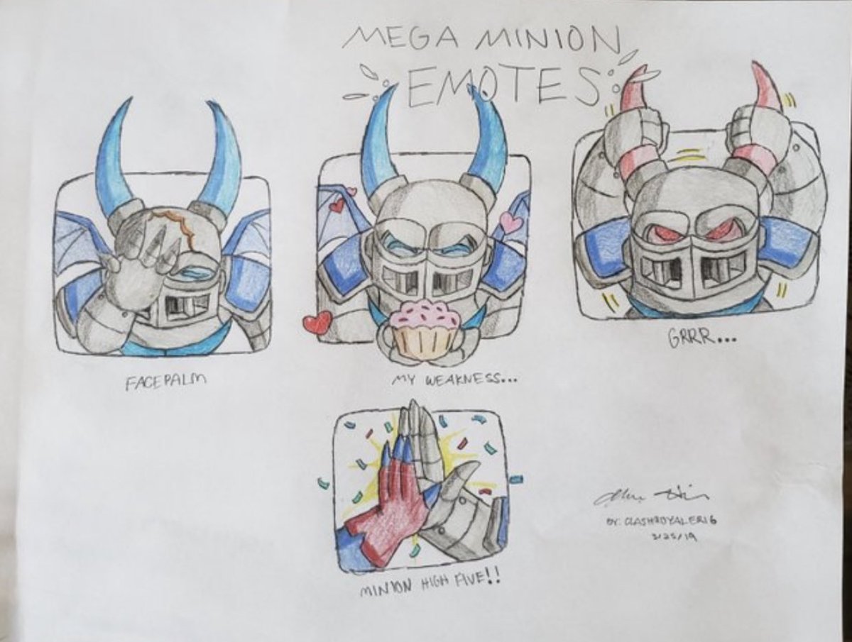 CWA's tweet photo. Another batch of amazing @ClashRoyale fan emote concepts by u/ClashRoyaler16 and u/MetalRaider2181 on @RedditCR 

Maybe I should run a contest for the best Ebarb emotes? 🤔 https://t.co/crutLeBDmR