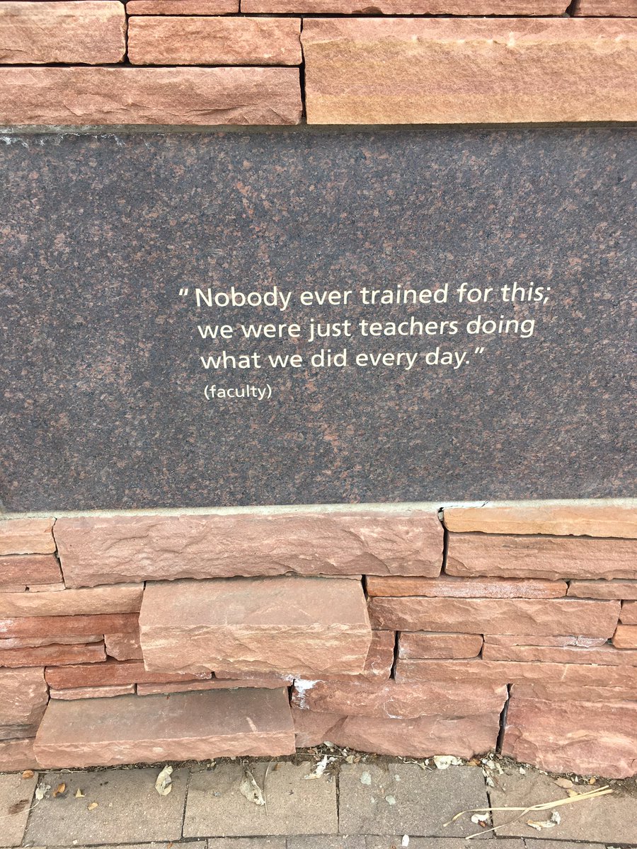swest4th's tweet photo. Columbine Memorial. So sad.  @ocreagles @MadCoSchools https://t.co/IkmSQCzepH