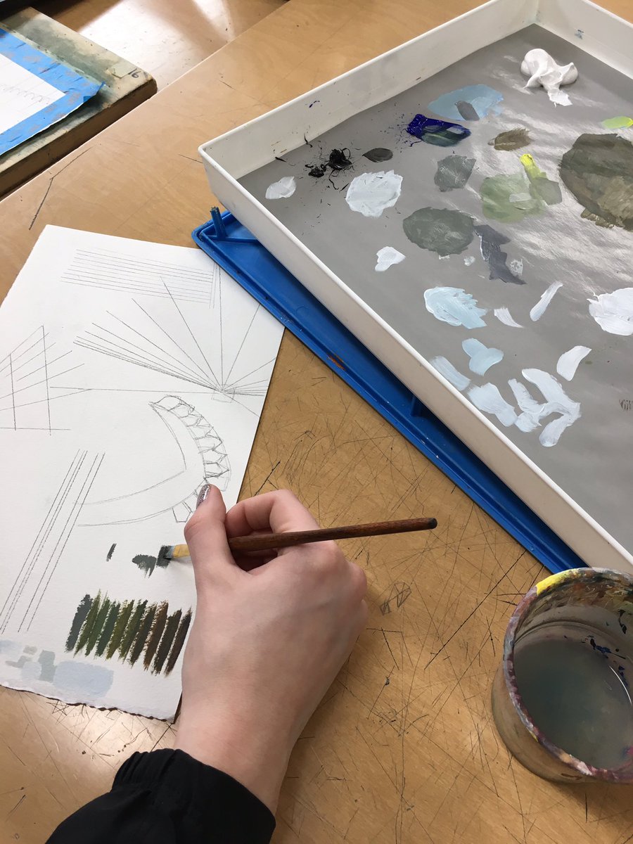 NNHSart's tweet photo. Painting students getting too close for comfort! #closeups #painting #landscapestoo #mannequin #multilevels #wemakeartists #makearttakeart https://t.co/df6CqSov2E