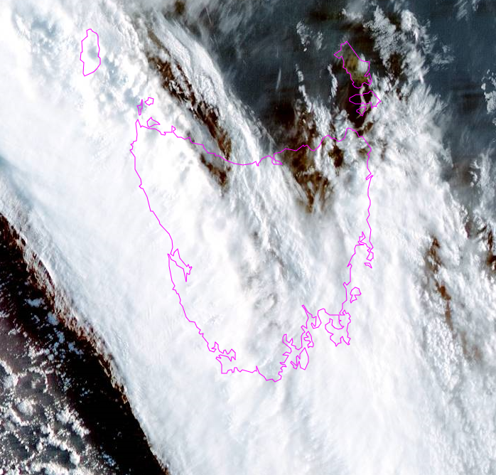 BOM_Tas's tweet photo. Yesterday #rainbows appeared on the news,
and today mister #sunrise gave beautiful hues,
of orange and pink,
(but it's gone in a blink),
aren't we lucky our office has wonderful views!
#coldfront approaching, hence #cloudband & great sunrise
#forecast: https://t.co/LIroJCwJQ9 https://t.co/F9pBpYDtwZ
