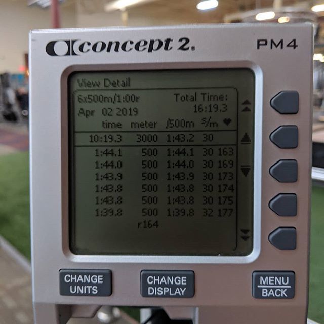 ocr_dad's tweet image. Controlled intervals @healthtraxeastgreenwich

#concept2