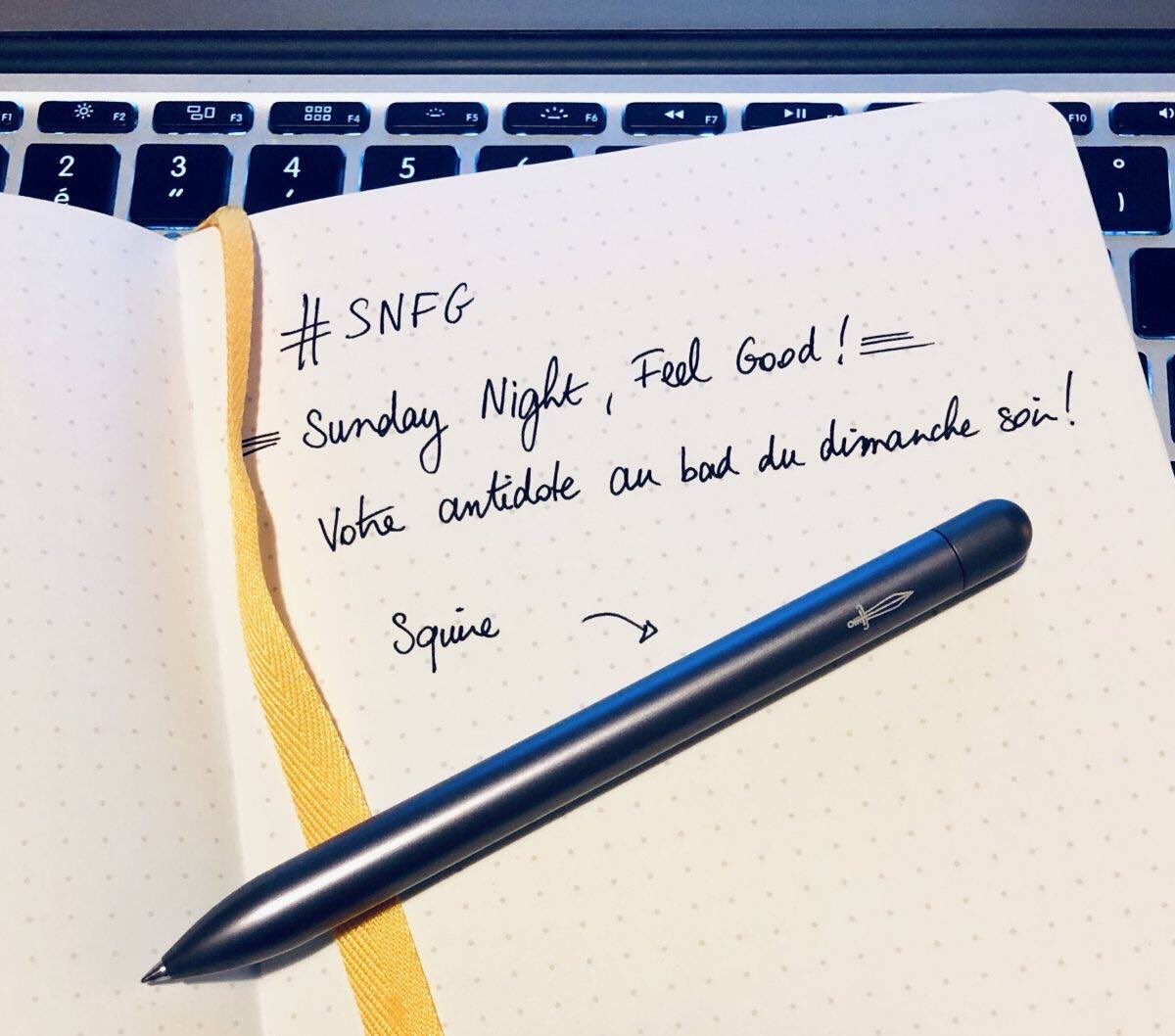 snfeelgood's tweet photo. Si vous êtes intéressé, le stylo #Squire est disponible chez @baronfig - Et on n’a même pas de commission sur ce produit ! #SundayNightFeelGood #SNFG https://t.co/CuxbZqpiPY https://t.co/BMXp6FDLBW