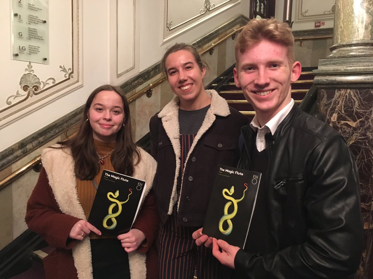 lakeviewp's tweet photo. Music department trip to @E_N_O fantastic production of The Magic Flute. ๐ถ A Level Music revision! @twbsmusic #enoflute #operaundressed https://t.co/HNLwtb7vDs