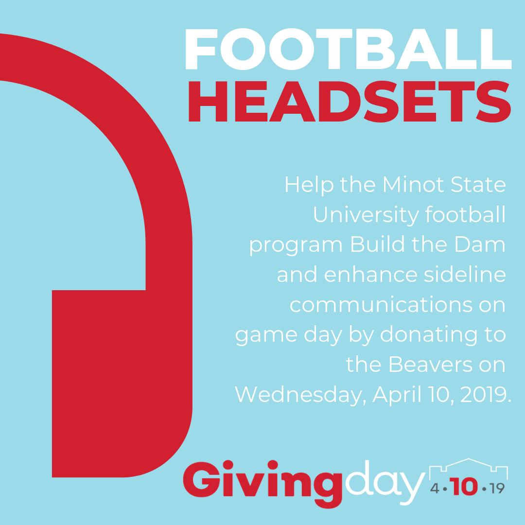 MSUBeaversFB's tweet photo. It's coming, your chance to make a difference. Support what you love at Minot State on MSU Giving Day. #MSUGivingDay #April10. https://t.co/F8tU9ibClv