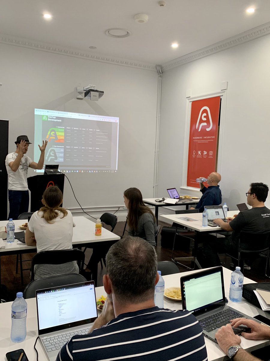 Last night at <a href="/ArcIncubator/">ArcHardwareIncubator</a> the Pre-Accelerator 2019 began. Keen to see how the seven #startups and their #founders progress over the next four weeks!