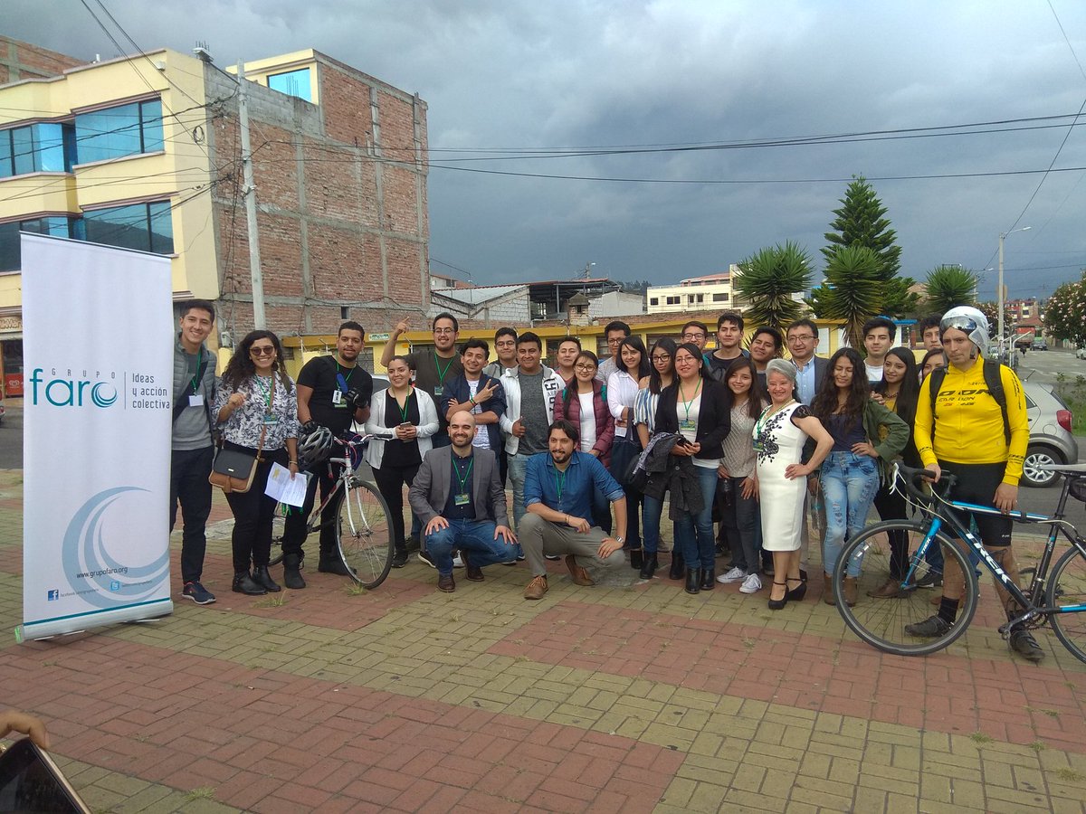 GIZEcuador's tweet photo. INICIA/ El #DesafíoModal en la ciudad de #Ambato organizado por @GrupoFARO en el marco del Laboratorio Urbano de Movilidad Sostenible y Energía Eficiente implementado con @GIZEcuador #LabUrbanoAmbato  #MEMT2019  #Manejatutiempo https://t.co/qKej1LDDD9