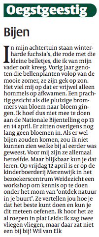 wilvanelk's tweet photo. Bijen. Zie https://t.co/CczEECSDYm. https://t.co/2ecomLhAJN