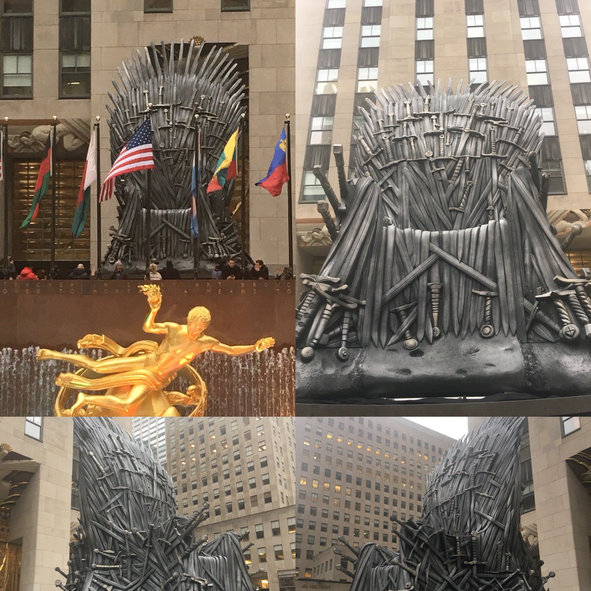 donsteele's tweet photo. Pretty amazing Game of Thrones installation at https://t.co/0yzu7oXlpr