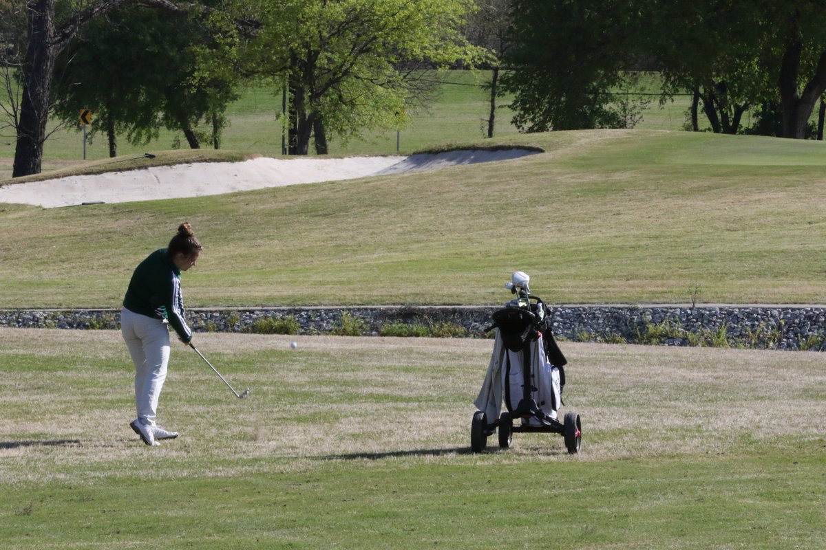 Congrats to <a href="/catherinemaeb/">cat :)</a> All District Golf, Region II qualifier.  2nd Place Medalist District 10-6A and her coach @rballard25   You earned it!