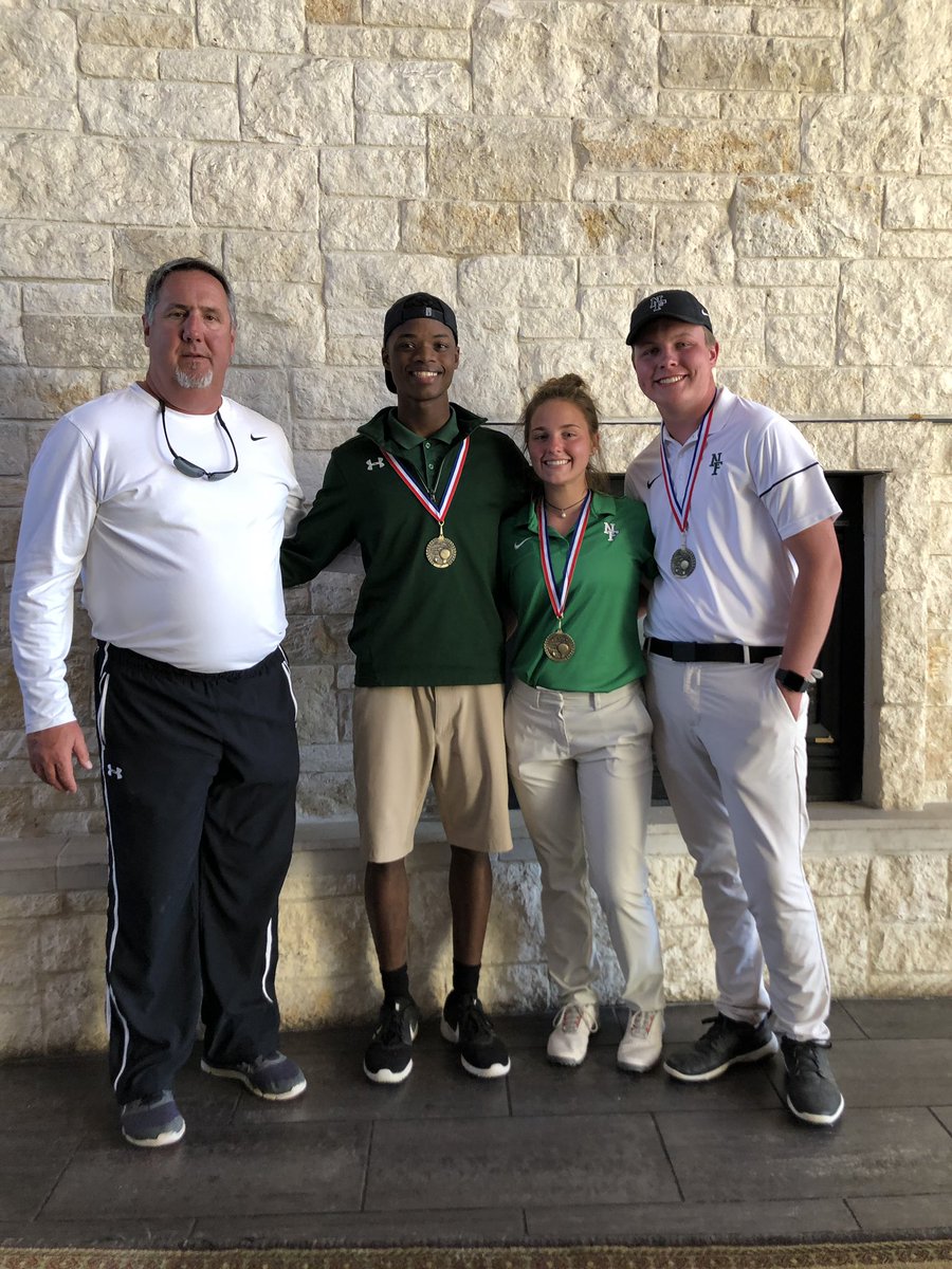 So proud of Naaman Boys @coltinrow13 and <a href="/IsaiahNickerso2/">Izzy🐢</a> for taking home medals today as top 10 in Region II District 10-6A Golf Tournament today!