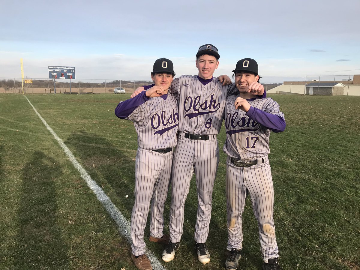 OLSHBaseball's tweet image. Chargers Win! Peter Fabiano, Gunner Conner and Alex Barron combine for a no-hit shutout of Burgettstown, 10-0 in 5 innings. Jeff Zick had 2 doubles and 3 RBI in the win. #DarkHorses #Pride #WPIAL