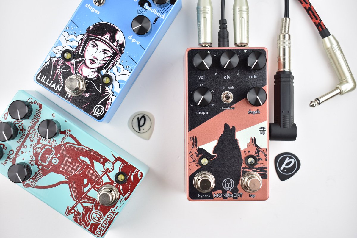 pedaloftheday's tweet photo. It's #WalrusWeek here, starting off with the Monument Harmonic Tap Tremolo V2! Full review and demo at
https://t.co/tnY9RPBFma
and on our #YouTube channel as well! Subscribe, Follow and Like!
@WalrusAudio #pedaloftheday #potd #guitar #music #effectspedals #monument #walrus https://t.co/KvBe6uzfBf