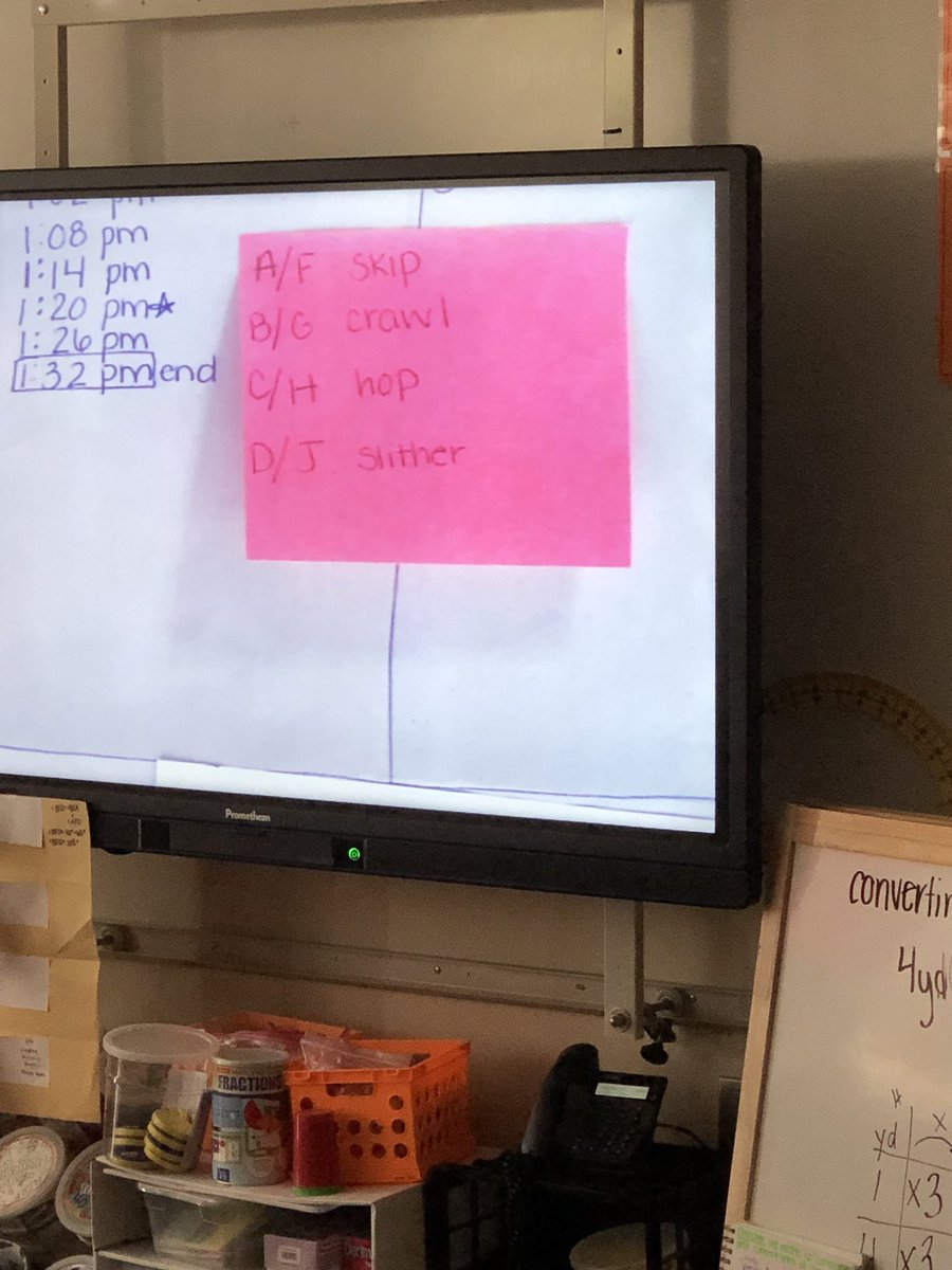 N_RobbinsAdams's tweet image. Adding a bit of action to our problem solving today during extended day in 3rd grade @smithacad! #movingwithmath #engagingmath
