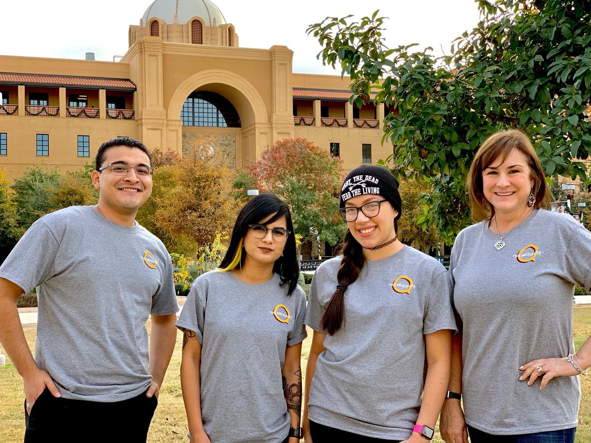 Don't miss your chance to grab a FREE snow cone and purchase your own Mesquite t-shirt! You could look just as impressive as this crew! 

📆 - Wednesday, April 3
⏰ - 2:00 PM 
❄️ - Free snow cones
👕- T-Shirts available for purchase
📍- Patriot's Casa/ Pavilion

#TAMUSA10FEST
