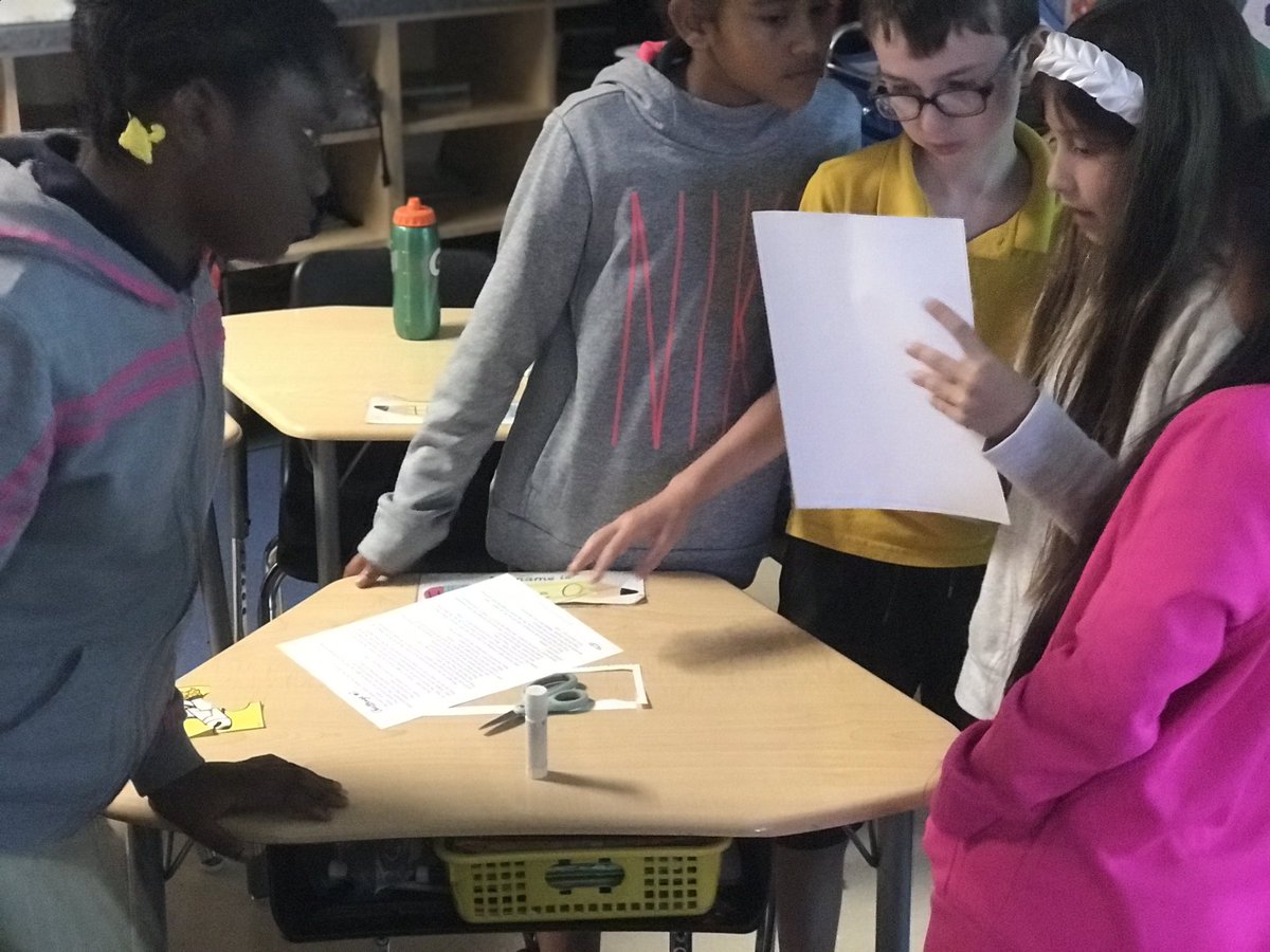 MissBokarCES's tweet photo. One team successful ESCAPED from planet emoji in our reading test prep today!!! They all worked together and had to solve the challenges to successful escape the planet. https://t.co/Sc63UN055L