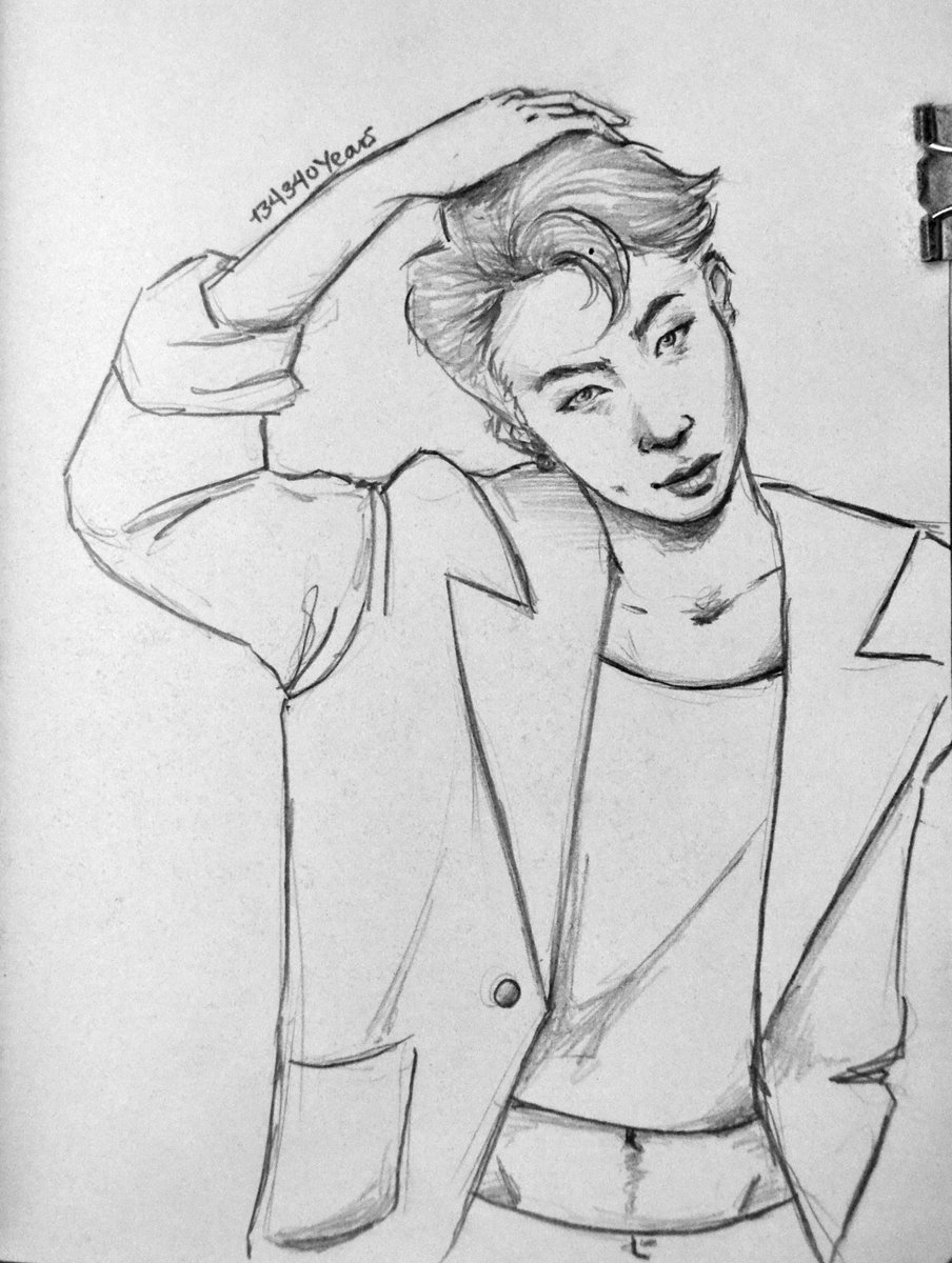 20190402 / day 92everyone looked amazing, but Namjoon rocked the shit out of this concept.  @BTS_twt  #btsfanart