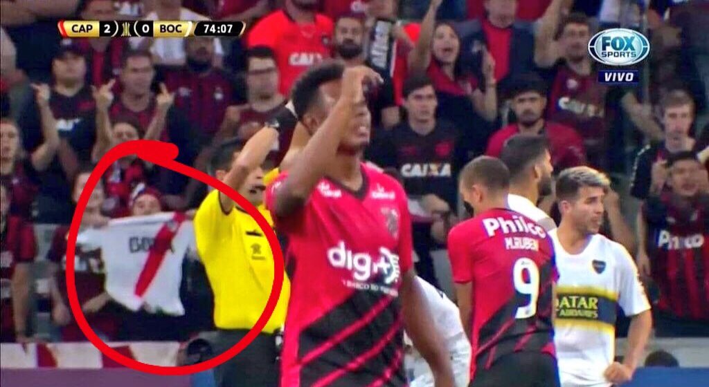 SergSaavedra's tweet photo. Atlético Paranaense 3️⃣-0️⃣ Boca

Hat trick de Marco Ruben (ex River)..
El 3️⃣ persigue a la boca....

ALGUNAS IMÁGENES!! ⬇️📸
#CopaLibertadores https://t.co/KIpHX2wCVB