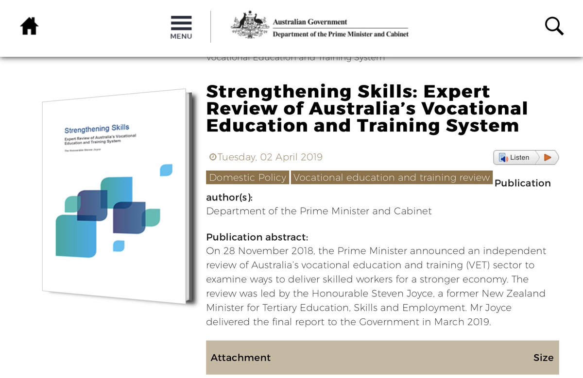 KiftSally's tweet photo. Good to see this released: Review of VET & Training System
Critical for #OzFuture
71 Recs includ National Skills Commission
@NCVER @VocEdAustralia @NCSEHE @GavinMoodie @leesaw2 @asqagovau @tafensw @TAFEQld @BCAcomau @The_AiGroup @SRMatchett @andrewjnorton
https://t.co/aBgUpPtmTv https://t.co/dXbYPzBU1Z