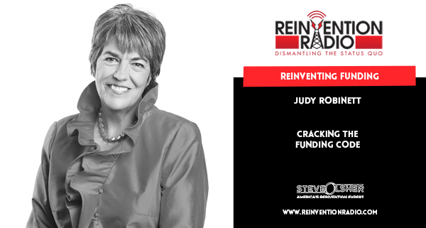 TUNE IN w/ @judyrobinett, author of “Crack the Funding Code: How Investors Think and What They Need to Hear to #FundYourStartup" &amp; “How to Be a #PowerConnector: The 5-50-150 Rule,” #1 of Top Ten Business Books of 2014 by Inc.com. bit.ly/2VfNr4Y