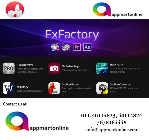 AppmartonlineC's tweet photo. Designing is easy with FXFactory now. Grab your licence from most trusted partner.

Visit Us Today - https://t.co/QRvWJHtItJ 
Call Us - +91 767- 8164- 448
Mail Us - info@appmartonline.com
#appmartonline #FXFactory #3D #graphic  #graphicdesigner #software #reseller #partner https://t.co/RRwL8V7zGK