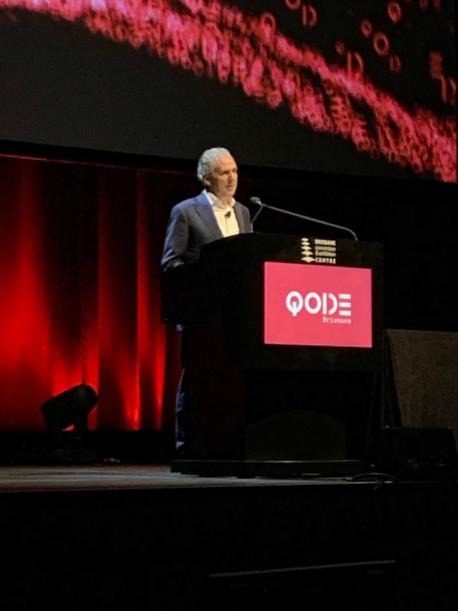 NicMcK1's tweet image. In Brisbane for Queensland’s #QODE event with ⁦@andy_penn⁩