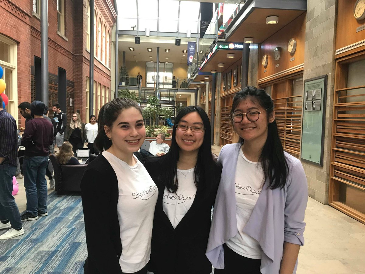 Excited to have made it to the final round to pitch in the Smith School of Business Kinnear Business Plan Competition! #sitternextdoor